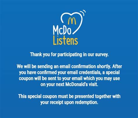 mcdo listens dashboard|Registration .